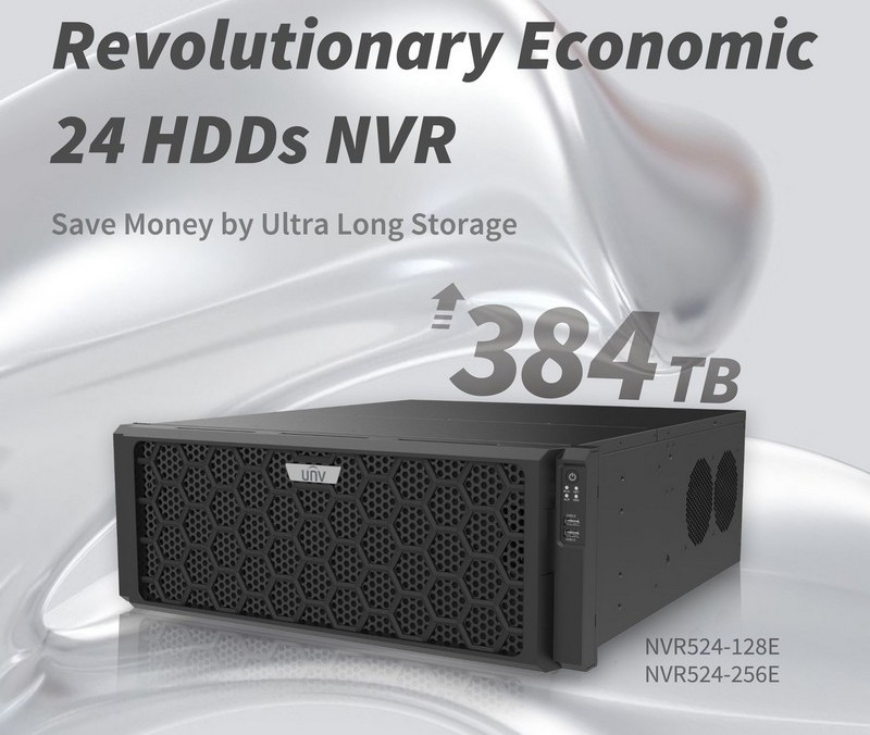 Новая система хранения данных NVR524-E от Uniview