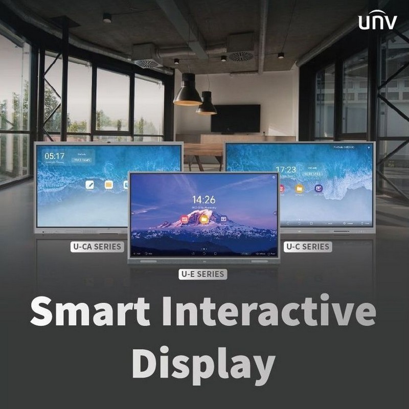 Новые интеллектуальные интерактивные дисплеи от Uniview