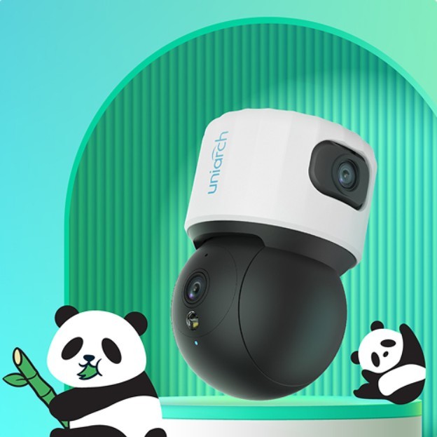 Новая домашняя поворотная IP-камера с двумя объективами Uniarch S3S