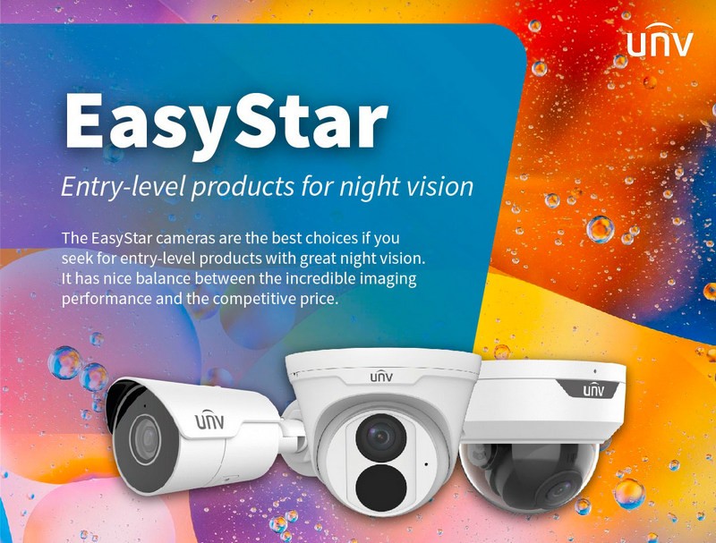 Uniview EasyStar – оптимальные IP-камеры начального уровня